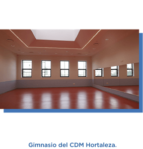Gimnasio del CDM Hortaleza.